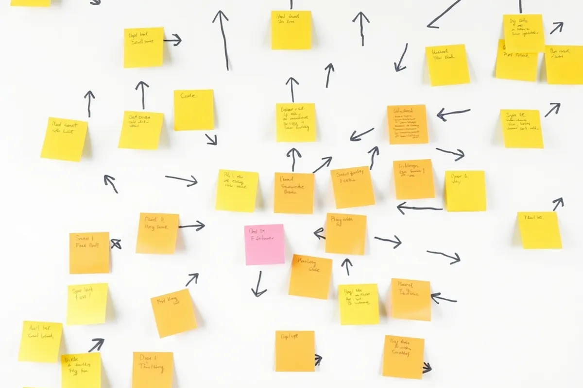 A seed topic expanding into clustered keyword groups.
